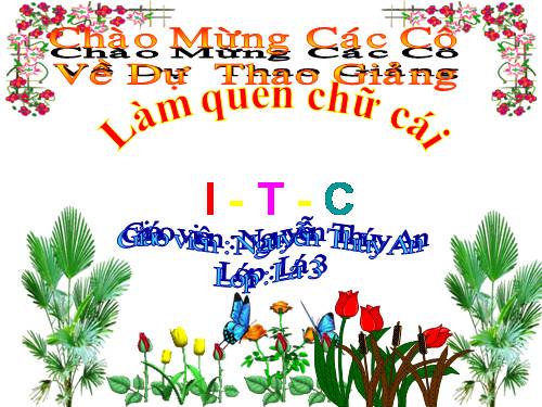 lam quen chu cai i,t,c