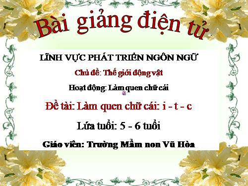 bai giang 5 tuôi