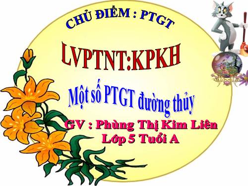 Trò chuyện về PTGT đường thủy