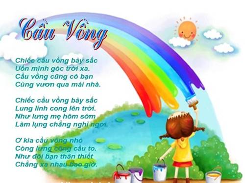 tho: cầu vồng- tg Pham Thanh Quang