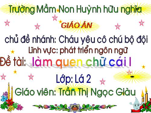 lam que chu cai l