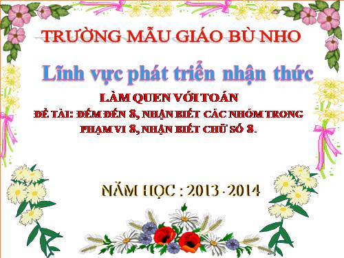 TOÁN ĐẾM ĐÊN 8