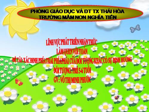 XÁC ĐỊNH PHẢI TRÁI