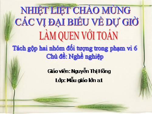 tách gộp trong phạm vi 6