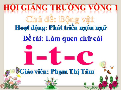 lam quen chu cai i,t,c