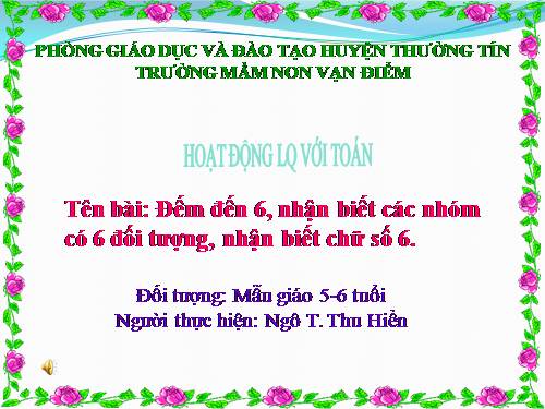 dem den 6,nhan biet nhom co 6 doi tuong, nhan biet chu sô