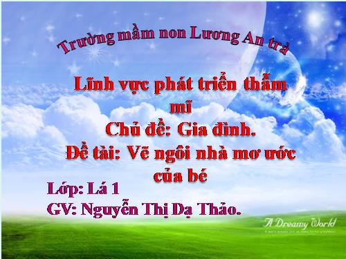 vẽ ngôi nhà