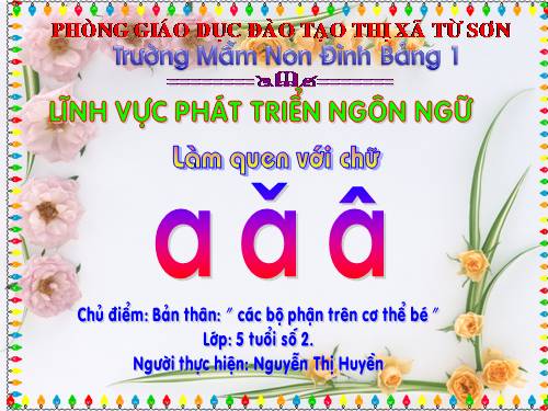 LQCC a, ă, â bản thân