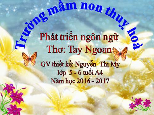 Thơ Tay ngoan