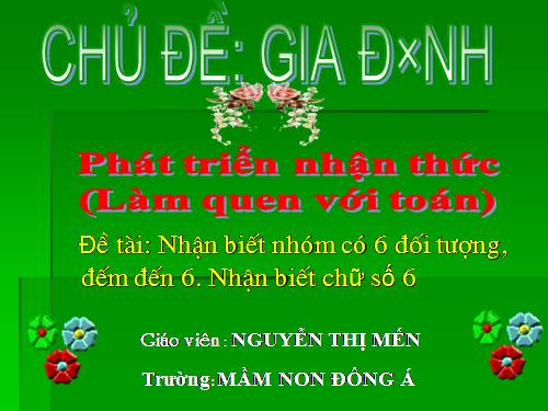 giáo án toán lập số 6