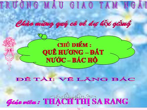 giao an ve lang bac 5 tuoi