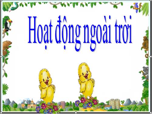 bai soan hoat dong ngoai troi