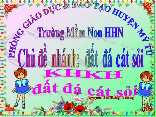 KPKH ĐẤT ĐÁ CÁT SỎI