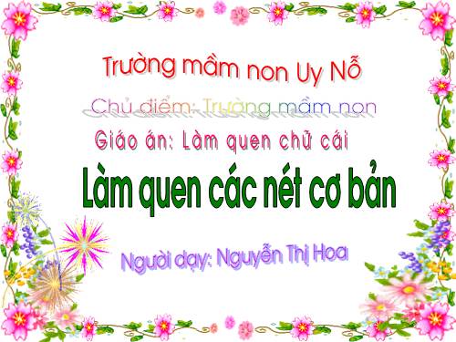 lam quen cac net co ban