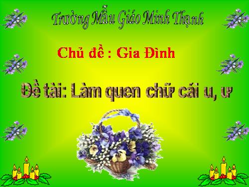 chữ viết u,ư