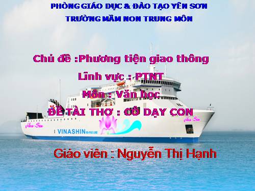 giáo án phát triển ngôn ngữ