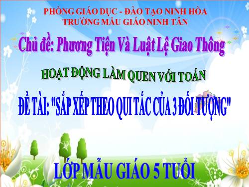 sắp xếp theo quy tắc 1-1-1