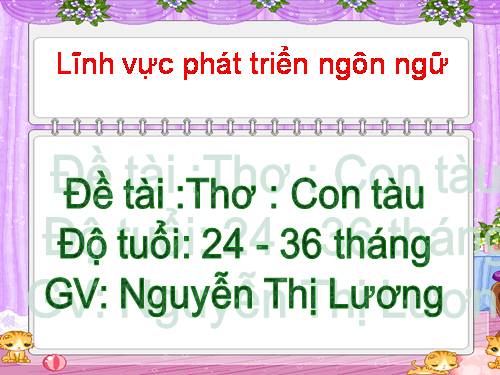 tho con tau 24 - 36 tháng