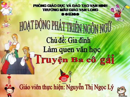 LQVH" TRUYỆN "BA CÔ GÁI"