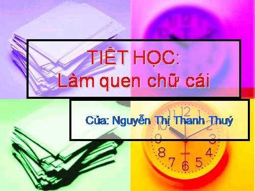 làm quen chử cái pq