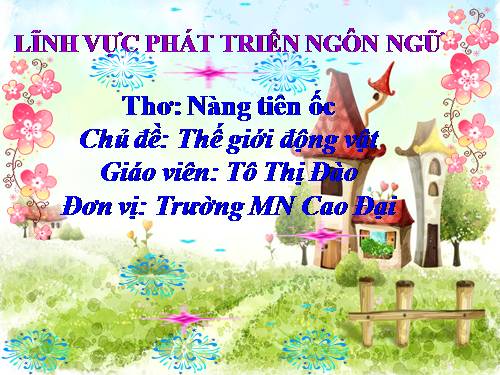 giao an thơ nang tiên ốc