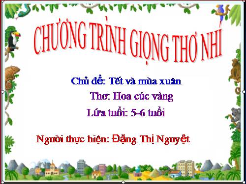 giao an van hoc thơ hoa cúc vang