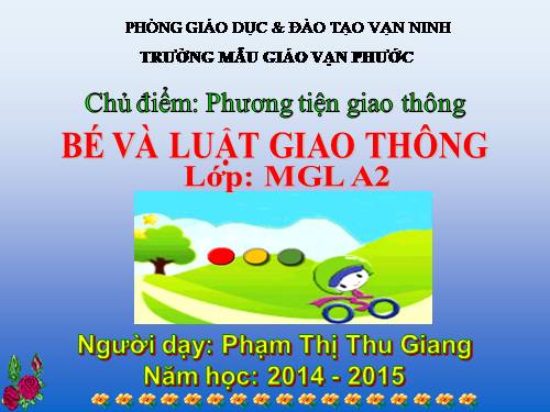 KHÁM PHÁ BIỂN BÁO GIAO THÔNG