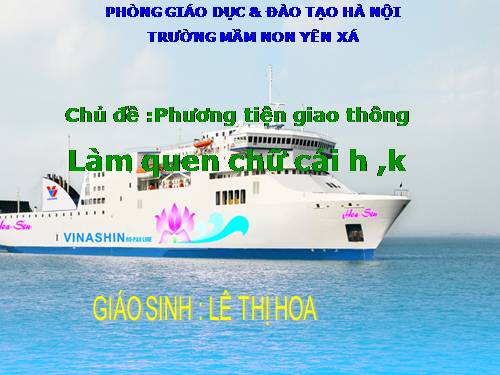 giáo án h,k chủ đề giao thông