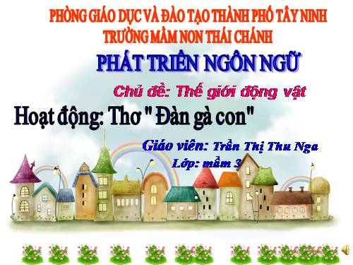 Tho Đàn gà con