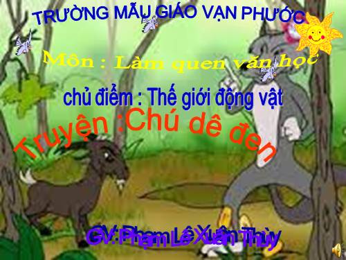 TRUYỆN "CHÚ DÊ ĐEN"