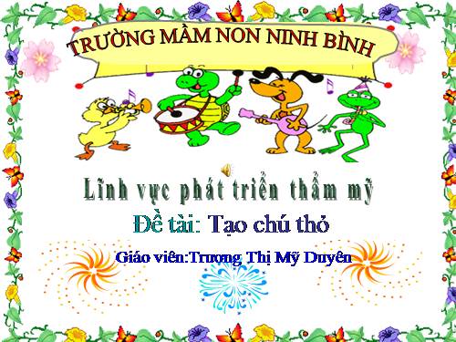 tạo chú thỏ