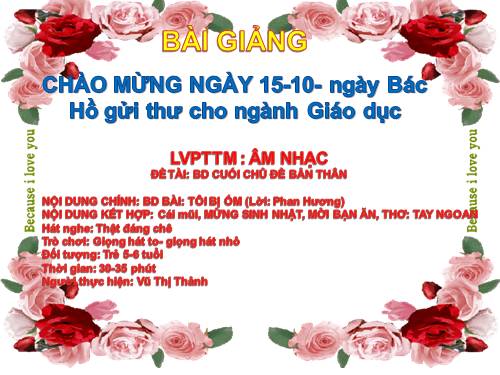 biểu diễn âm nhạc 5 tuổi