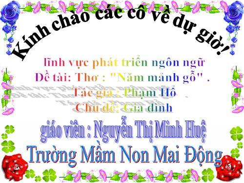 chu de ngoi nha cua be