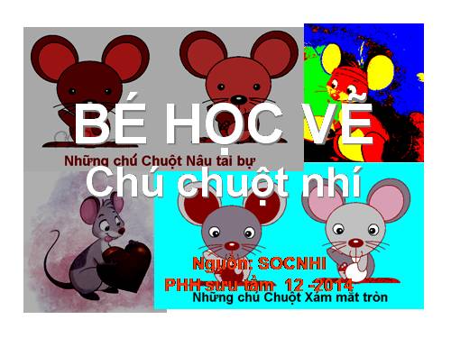 Bé học vẽ chú chuột nhí.ppt