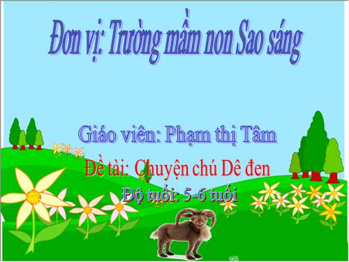 BÀI IẢNG ĐỆN TỬ TỆN CÚ DÊ ĐEN