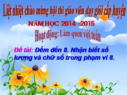 TOAN SO 8 T1- DV SONG DUOI NUOC