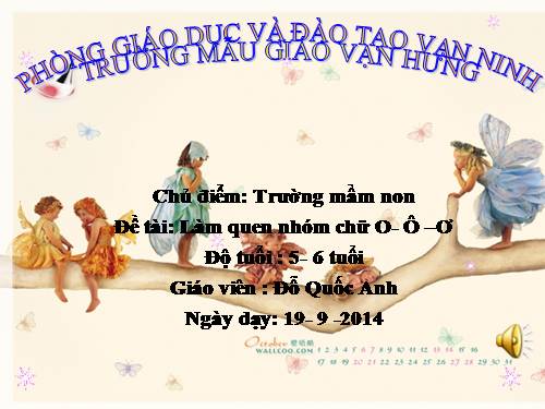 Ngôi trường của bé