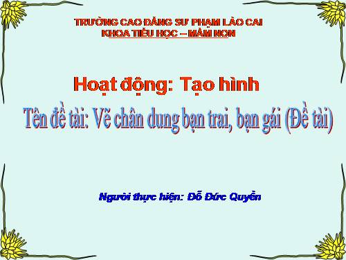 Tạo hình_Vẽ chân dung bạn trai, bạn gái