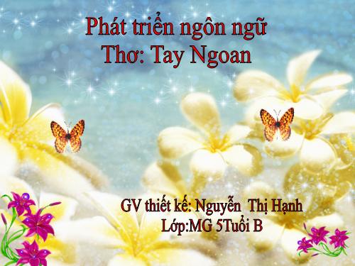 Thơ tay ngoan