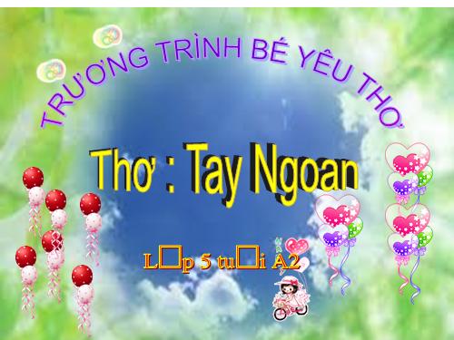 thơ tay ngoan