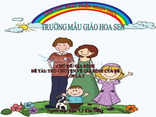 Trò chuyện về gia đình bé