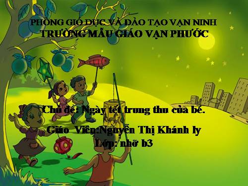 TRÒ CHUYỆN TẾT TRUNG THU