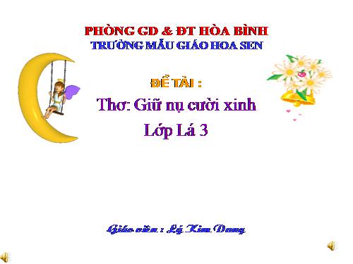 Thơ: Giữ nụ cười xinh