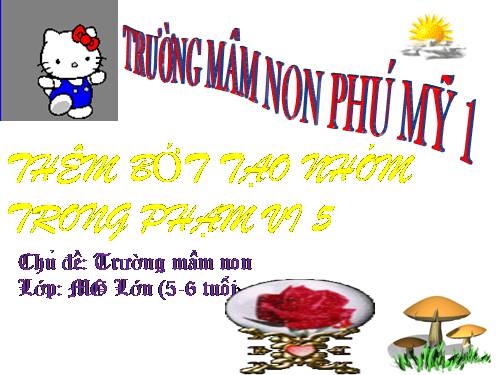 Thêm bớt tạo nhóm trong phạm vi 5