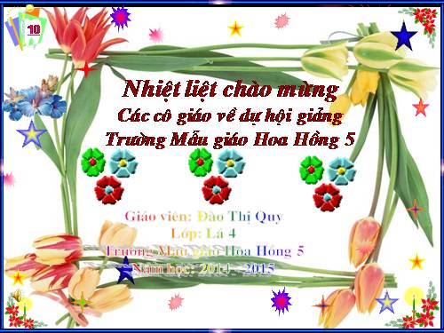 Giáo dục âm nhạc: Chủ đề Trường Lớp MN