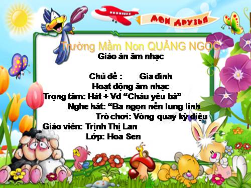 Âm nhạc- cháu yêu bà