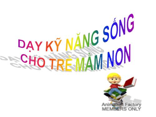 day trẻ ky nang song