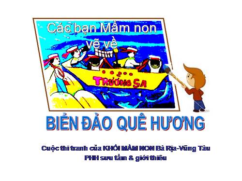 Các bạn Mầm non vẽ về.ppt