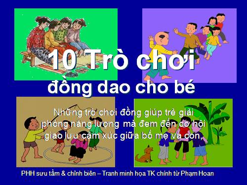 10 trò chơi đồng dao .ppt