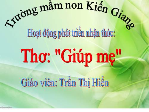 bài giảng